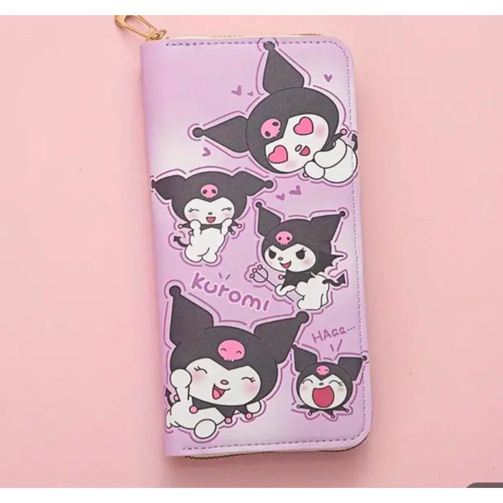 Purple Kuromi Sanrio wallet‎